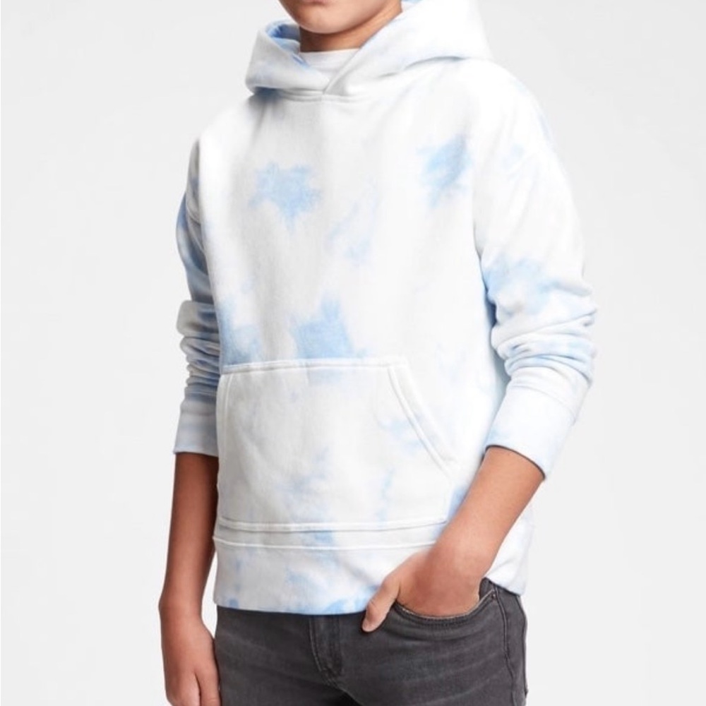 GAP Kids Blue Tie-Dye Hoodie